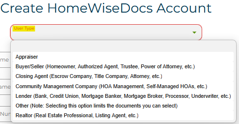How to Update or Modify Your HomeWiseDocs User Profile